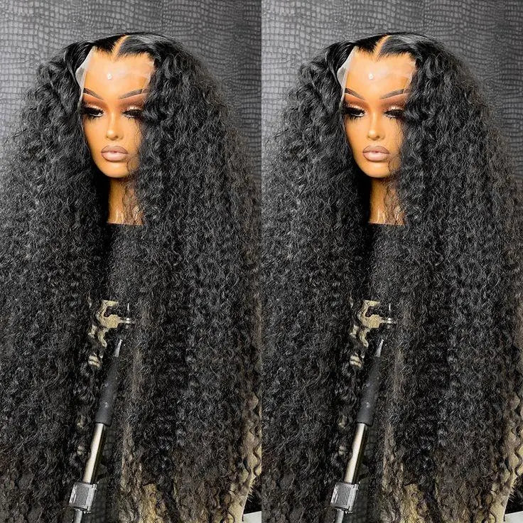 Bling Hair Kinky Curly Lace Front Wigs 12-36 Inch