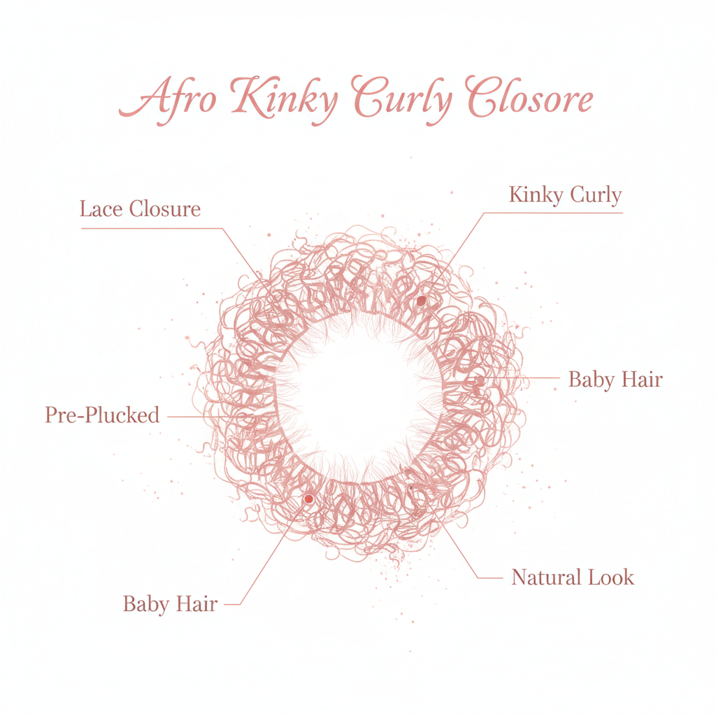 Afro Kinky Curly Closure - Info