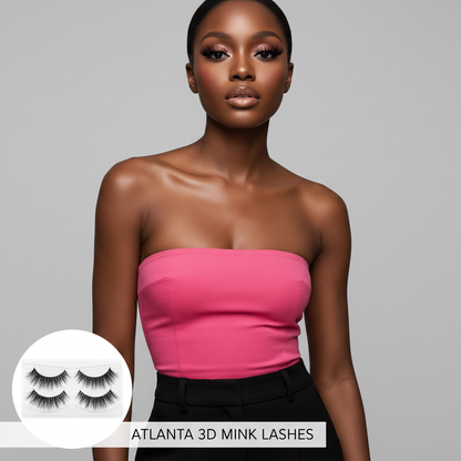 Atlanta 3D Mink Lashes - Model