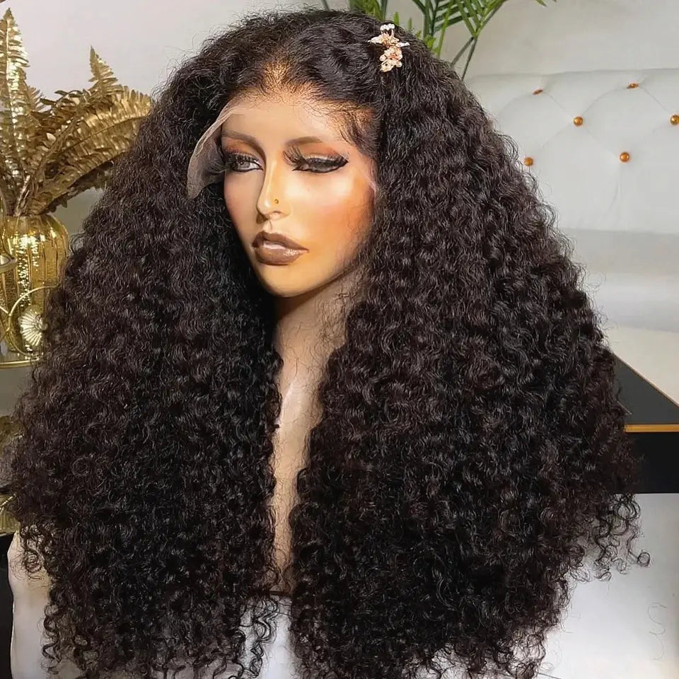 Bling Hair 13x4 Kinky Curly Lace Frontal Wig for Women