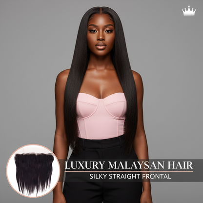 Malaysian Silky Straight Lace Frontal - Model