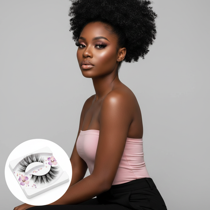 Petunia Faux 3D Volume Lashes - Model