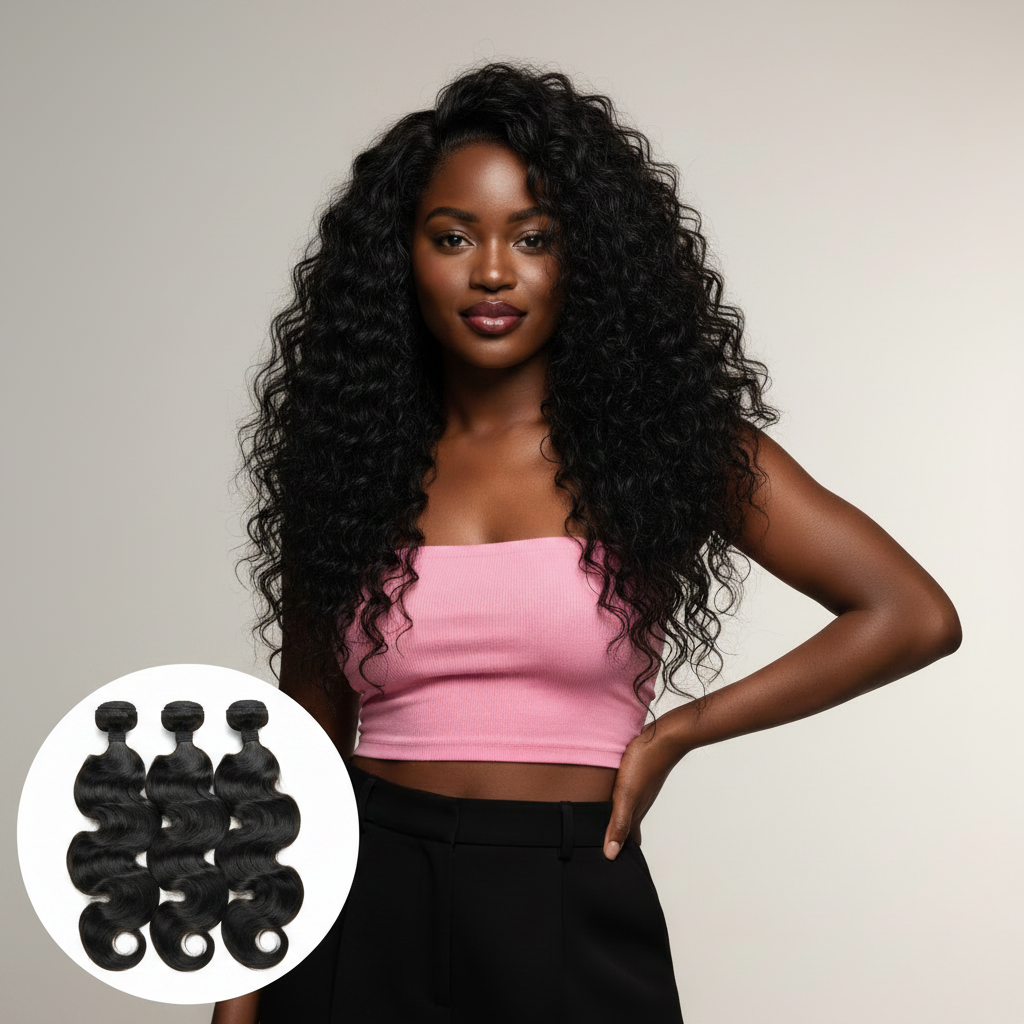 Brazilian Loose Wave Bundle Deals - Model