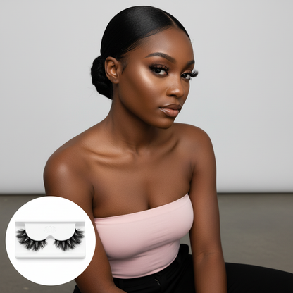 Lotus Faux 3D Volume Lashes - Model