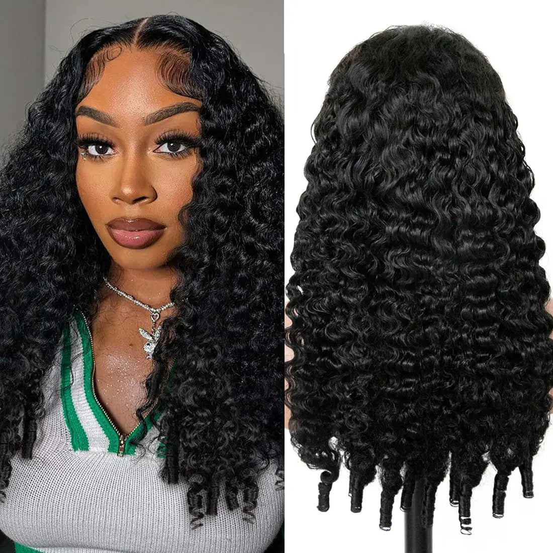 [NEW IN] Raw Burmese Curly Hair Wig Full 13x6 Lace Frontal Wig Human Hair Vietnamese 180 Density Spiral Burmese Curly La