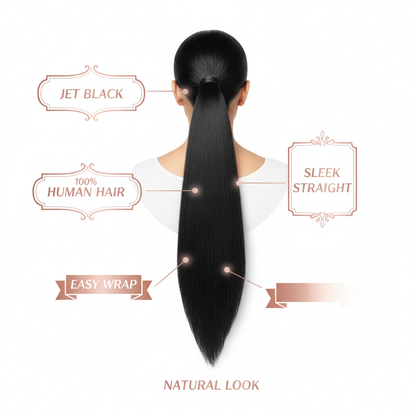 Jet Black Ponytail - Info