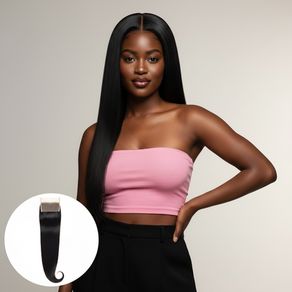 Brazilian Silky Straight 4x4 Transparent Closure - Model