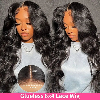 Bling Hair 30 Inch Glueless Body Wave Lace Wig for Women