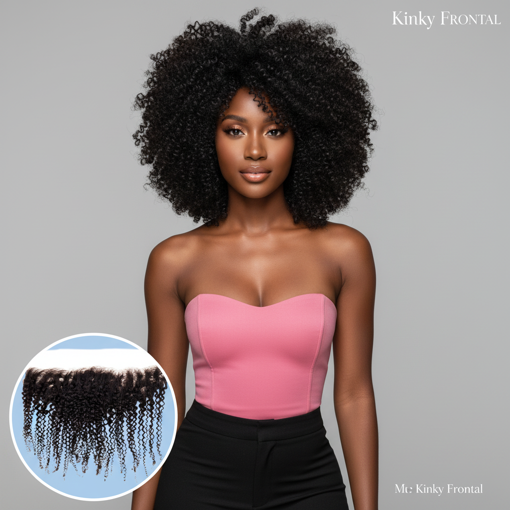 Afro Kinky Frontal - Model