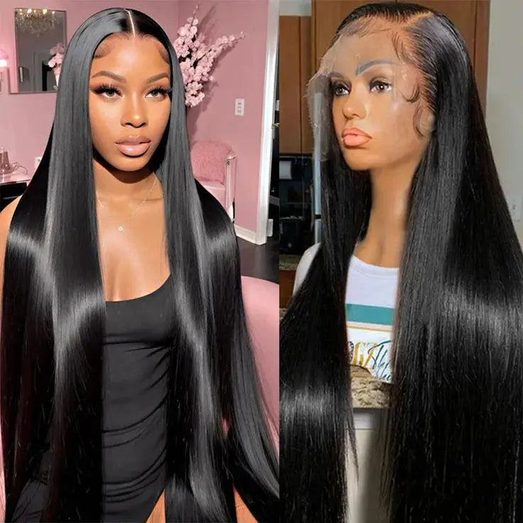Bling Hair 13x6 Bone Straight Lace Front Wig for Black Women