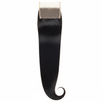 Brazilian Silky Straight 4x4 Transparent Closure - Main