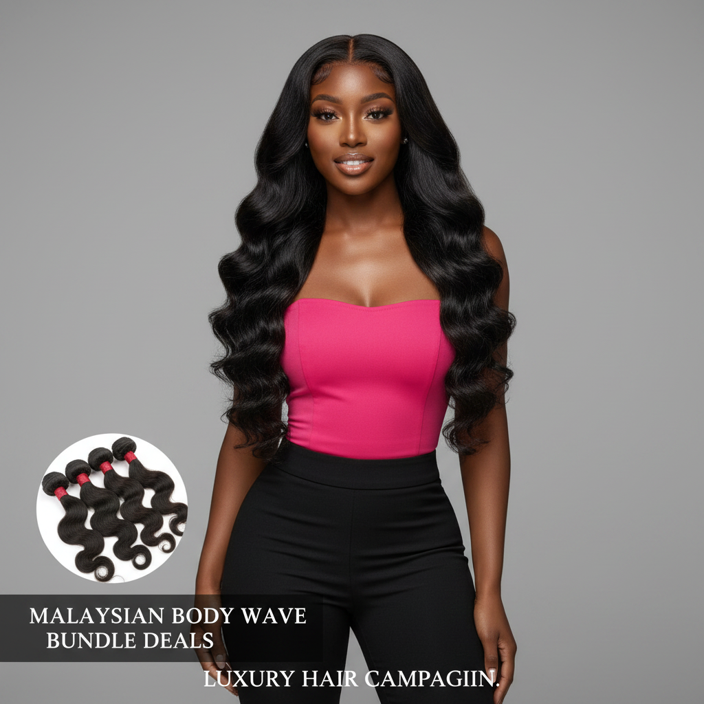 Malaysian Body Wave Bundle Deals - Model