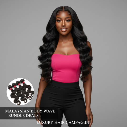 Malaysian Body Wave Bundle Deals - Model