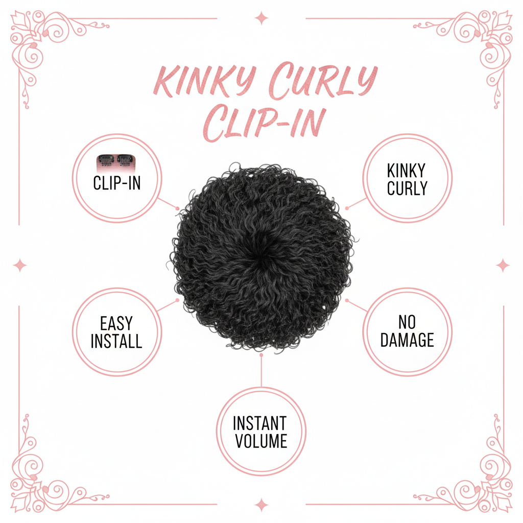 Kinky Curly Clip-In - Info