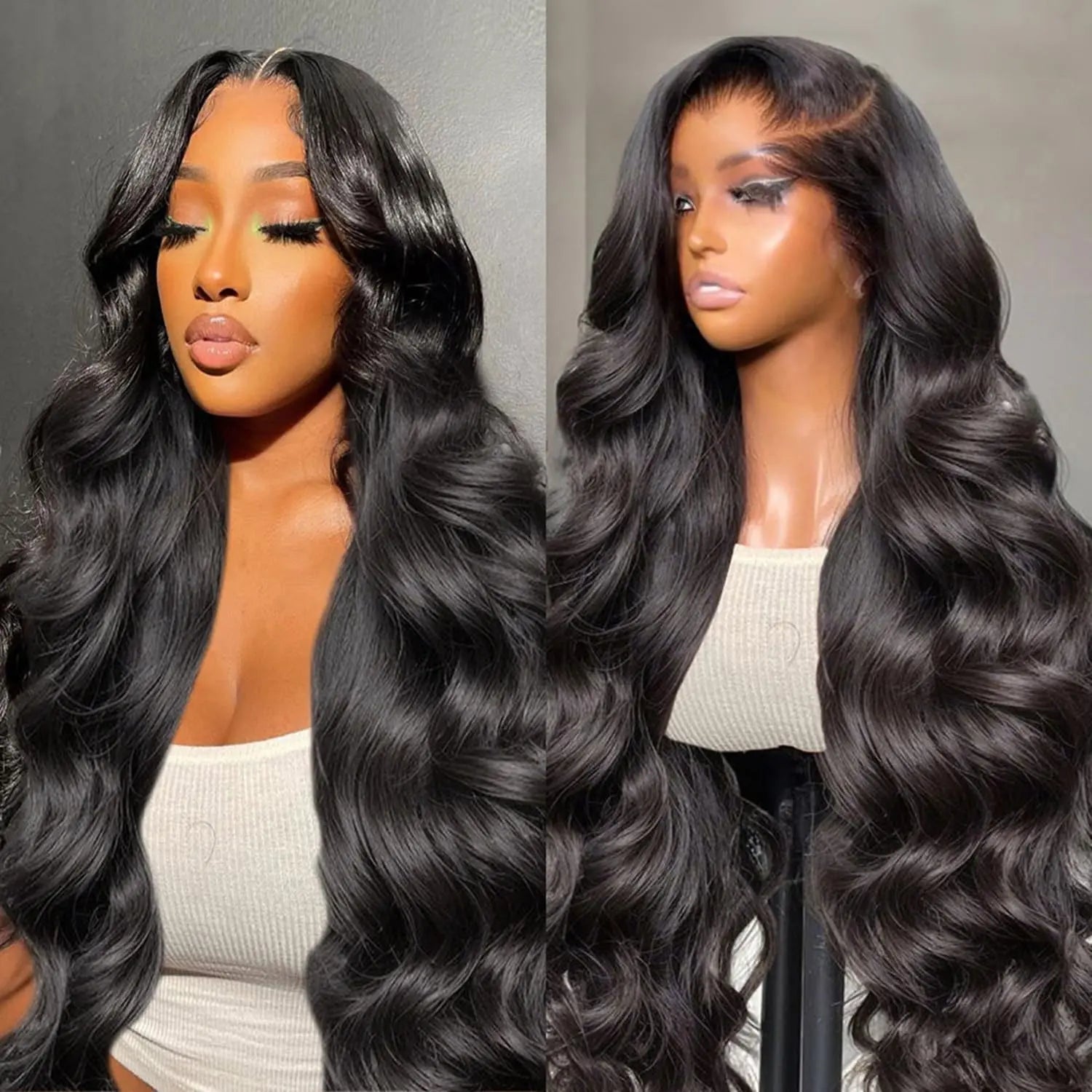 Bling Hair 13x4 Body Wave Transparent Lace Frontal Wig