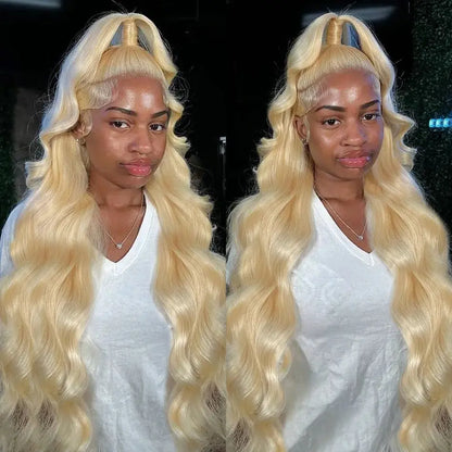 Bling Hair Glueless 613 Honey Blonde 13x6 Body Wave Lace Frontal Wig 180Density Brazilian Wig Body Wave 13x4 Lace Front 