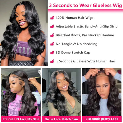 Bling Hair HD Transparent Lace Front Wig - Body Wave