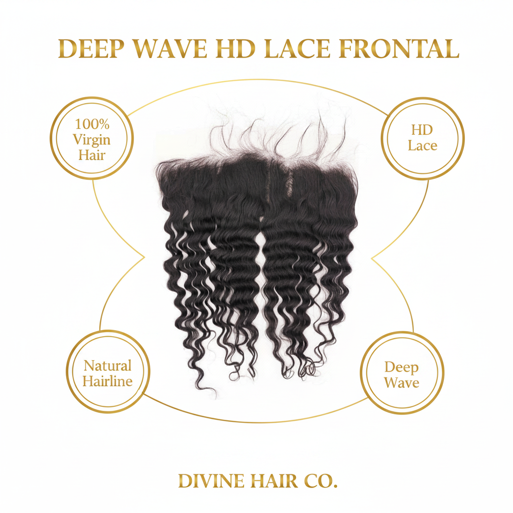 Deep Wave HD Lace Frontal - Infographic