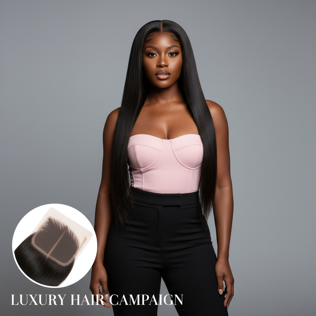Brazilian Straight 5x5 HD Closure - Model