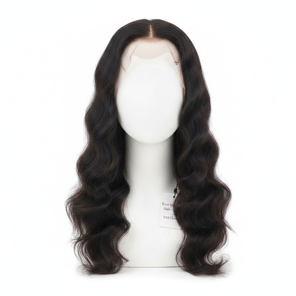 Raw Indian Curly 5x5 Transparent Closure - Main