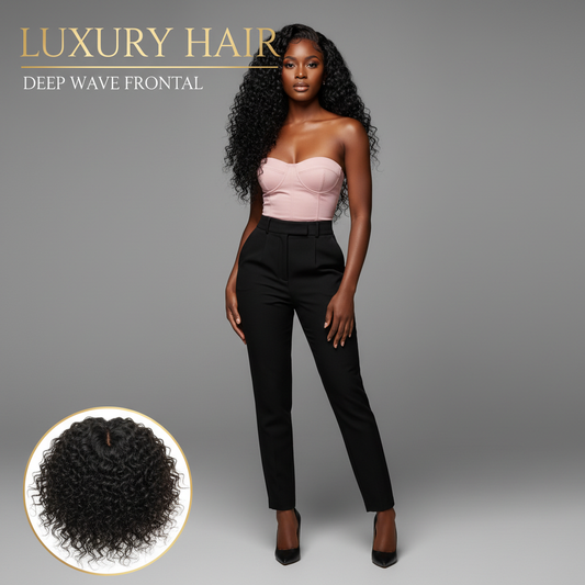 Brazilian Deep Wave 13x6 HD Frontal - Model