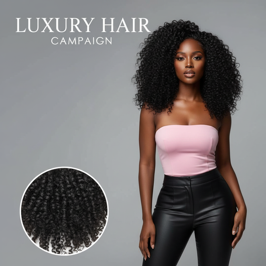 Brazilian Kinky Curly 4x4 Closure - Model