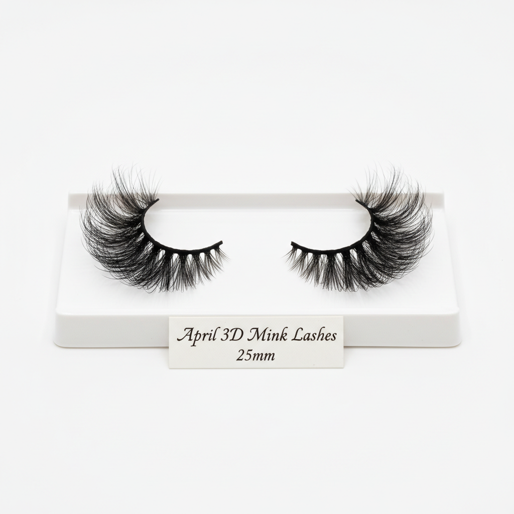April 3D Mink Lashes 25mm - Main