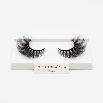 April 3D Mink Lashes 25mm - Main