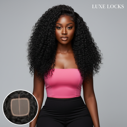 Brazilian Deep Wave 4x4 HD Closure - Model