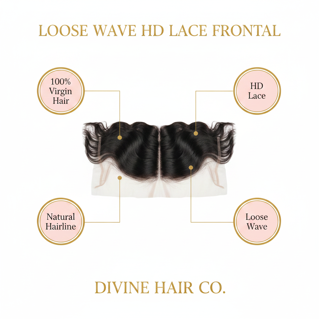 Loose Wave HD Lace Frontal - Infographic