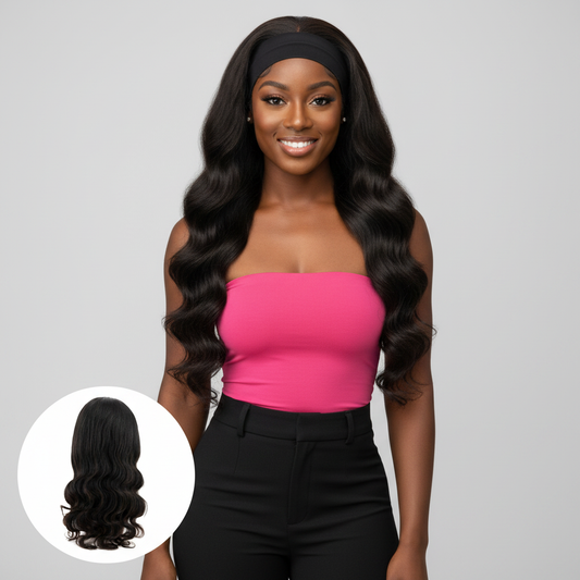 Body Wave Headband Wig - Model