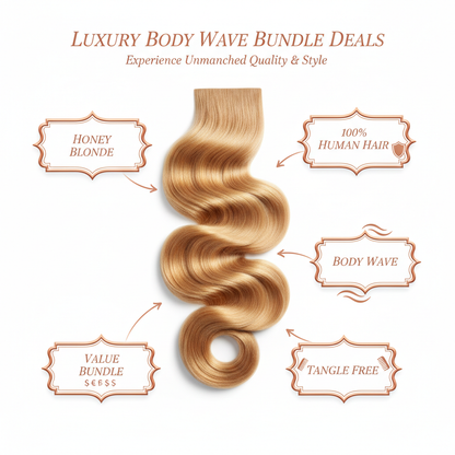 Honey Blonde Body Wave Bundle Deals - Info