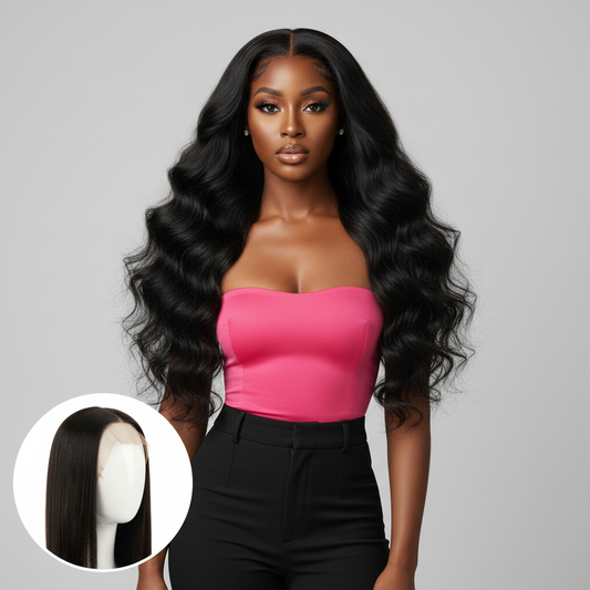 Raw Vietnamese Straight 2x6 Swiss Closure - Model