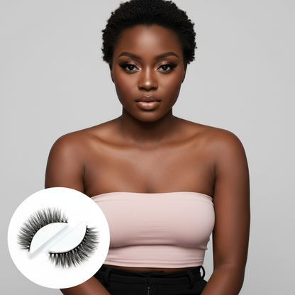 Tulip Faux 3D Volume Lashes - Model