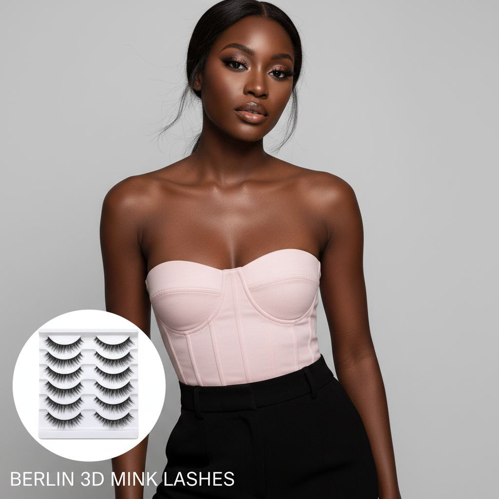 Berlin 3D Mink Lashes - Model