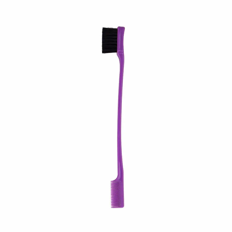 Bling Hair 1pcs Double head makeup comb Dye hair comb Eyebrow brush mascara brush Wax shredded hair modification bangs d