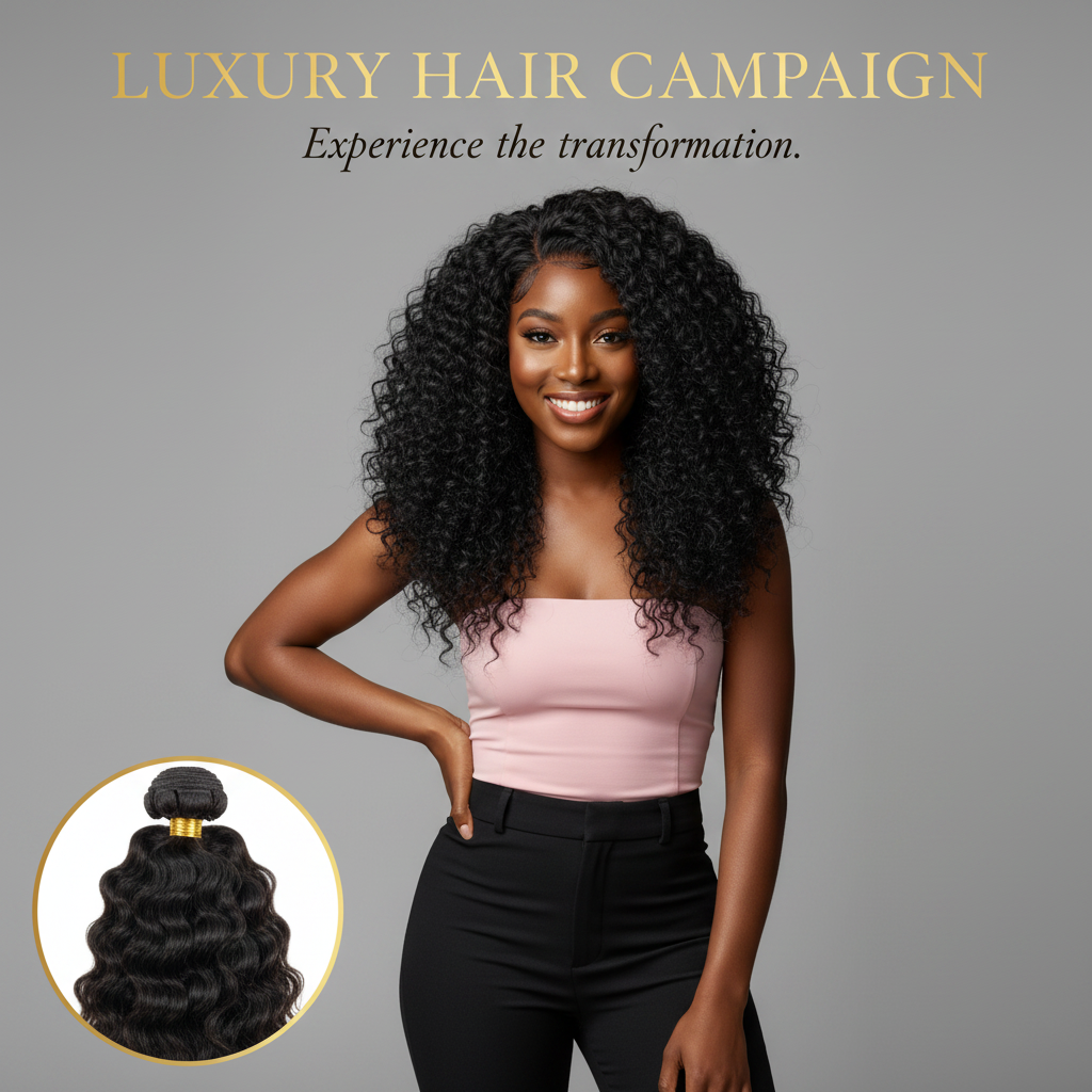 Indian Curly Natural Black Clip-In Extensions - Model