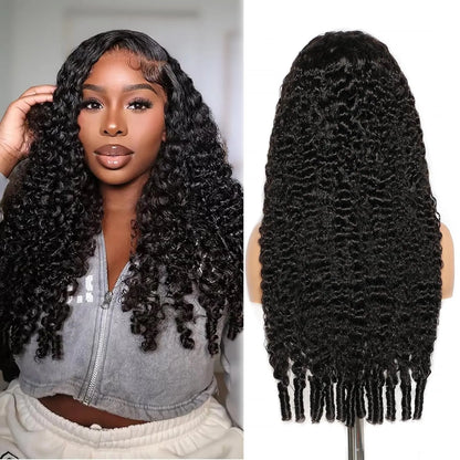 [NEW IN] Raw Burmese Curly Hair Wig Full 13x6 Lace Frontal Wig Human Hair Vietnamese 180 Density Spiral Burmese Curly La