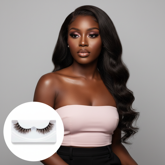 Rose Faux 3D Volume Lashes - Model