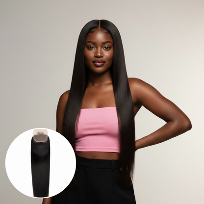 Brazilian Silky Straight 2x6 HD Closure - Model