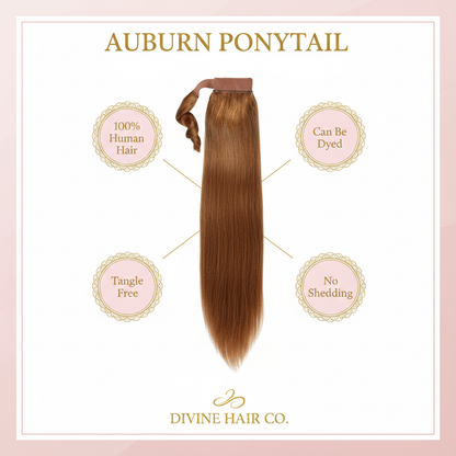 Auburn Ponytail - Infographic
