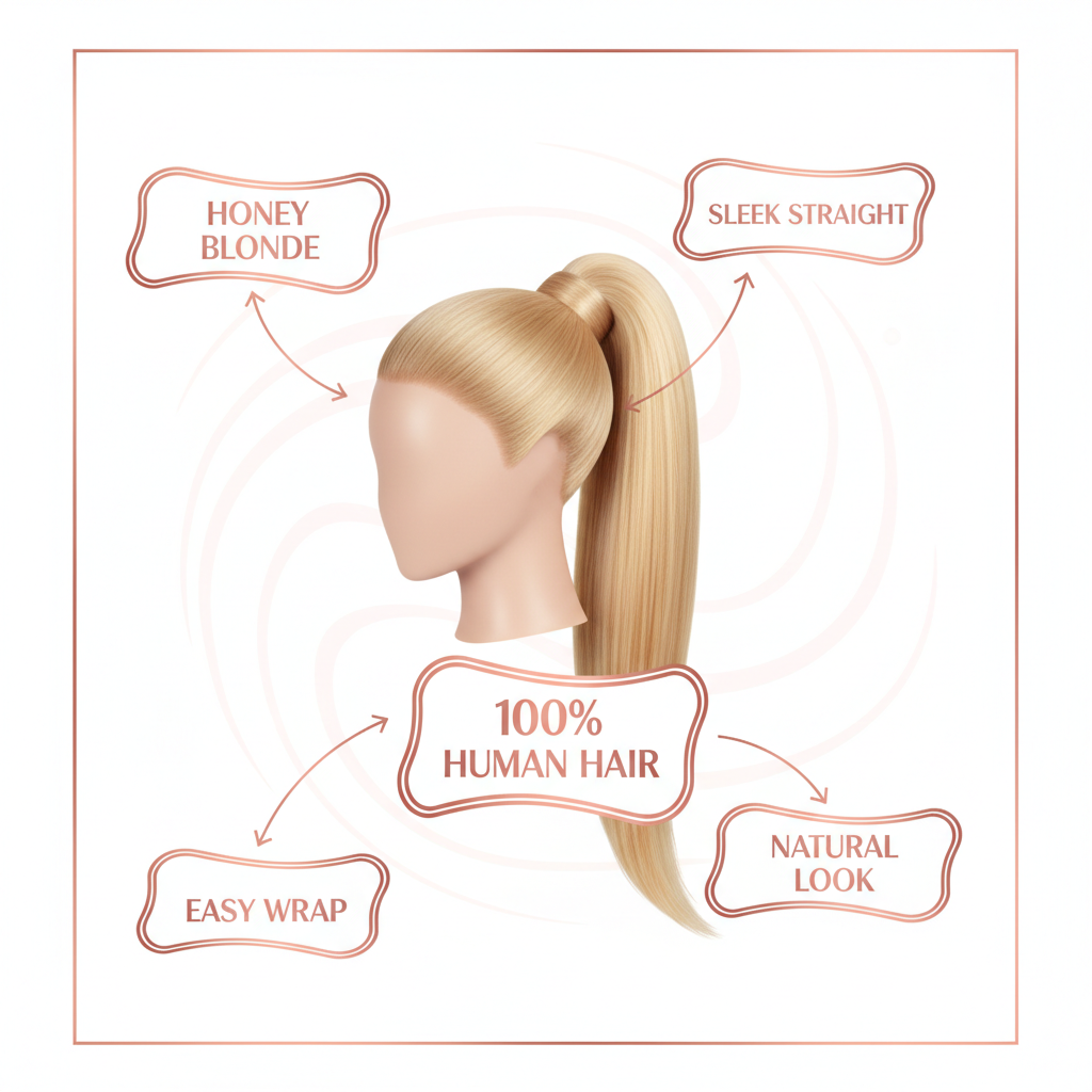 Honey Blonde Ponytail - Info