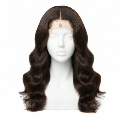 Medium Brown Body Wave 5x5 HD Closure - Main