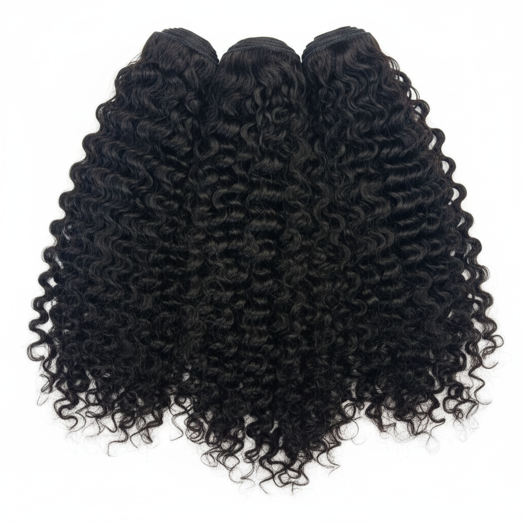 Burmese Curly 100% Human Hair Bundle Deals - Main