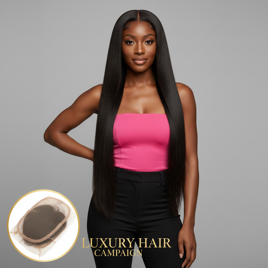 Brazilian Silky Straight 2x6 Transparent Closure - Model