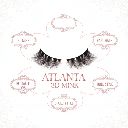 Atlanta 3D Mink Lashes - Info