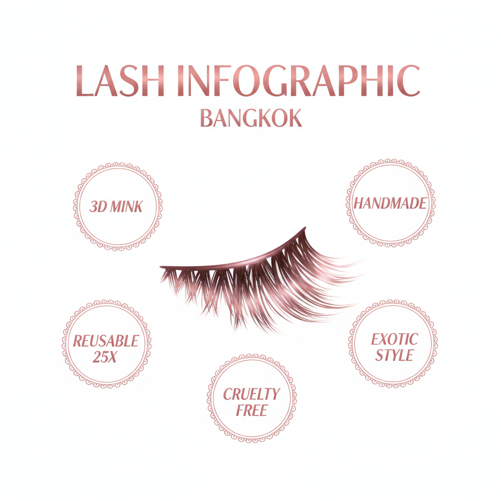 Bangkok 3D Mink Lashes - Info