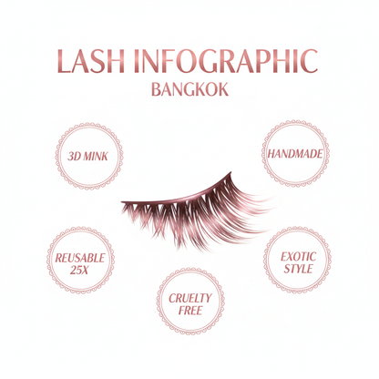 Bangkok 3D Mink Lashes - Info