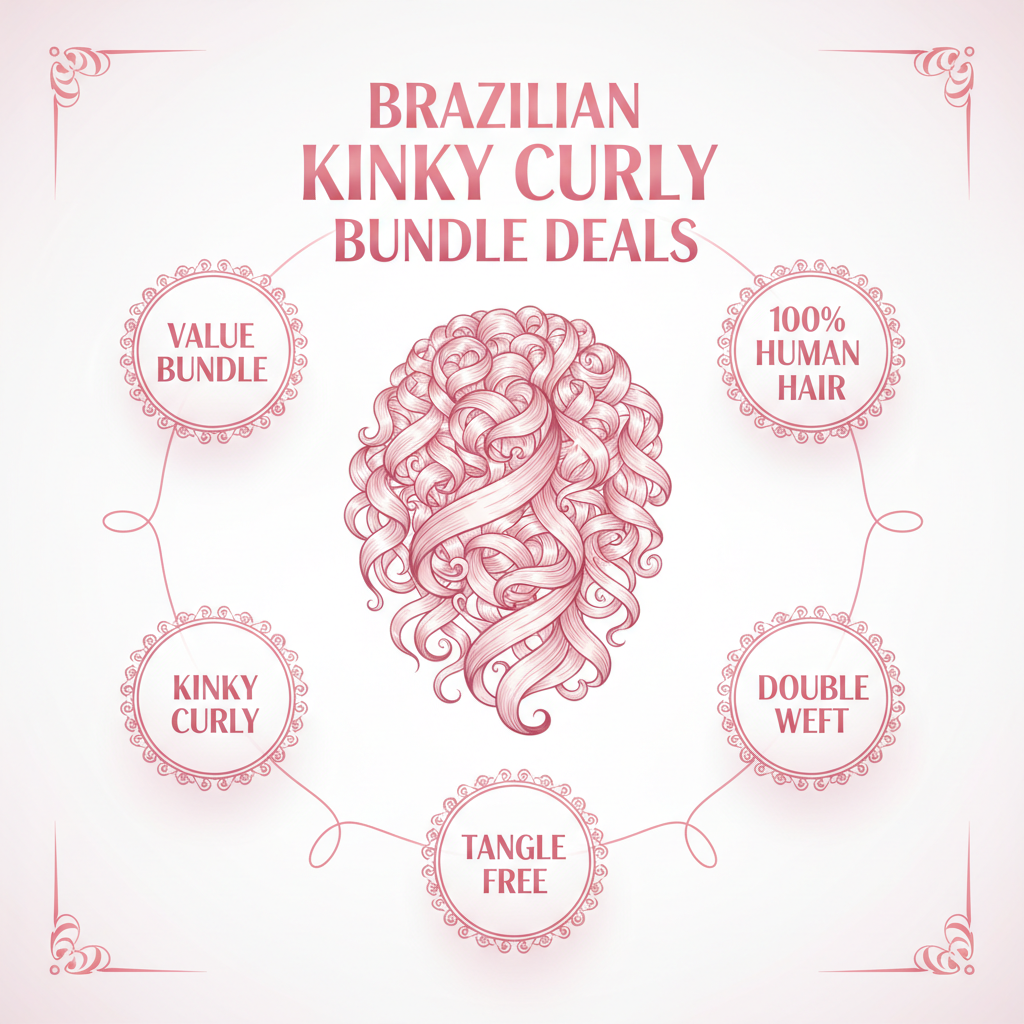 Brazilian Kinky Curly Bundle Deals - Info