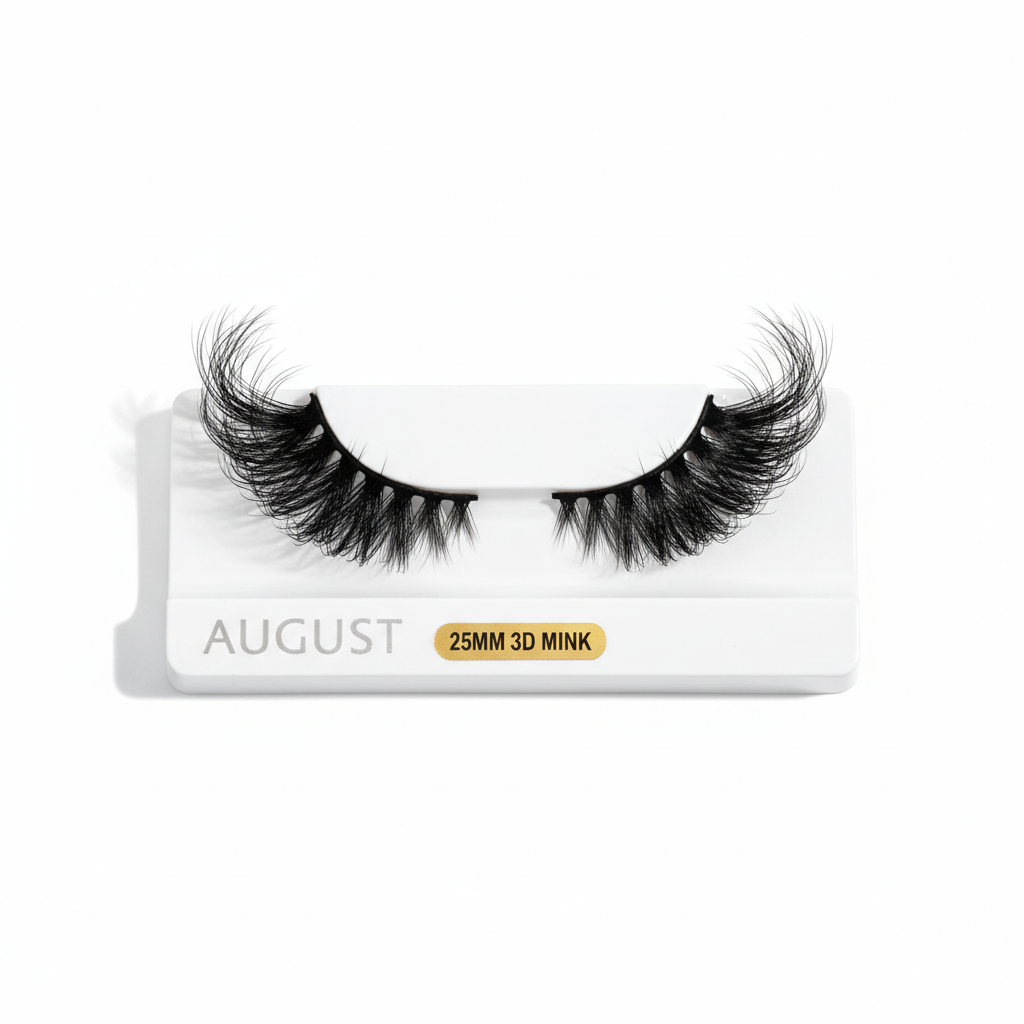 August 3D Mink Lashes 25mm - Main